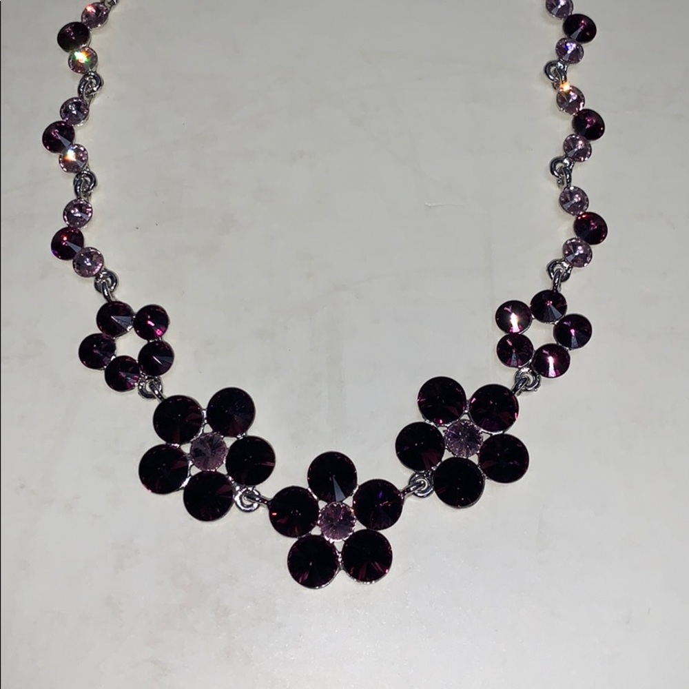 Crystal Necklace & Earring Set - Picture 3 of 8